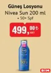 NİVEA SUN GÜNEŞ LOSYONU 200 ML NİVEA SUN GÜNEŞ LOSYONU 200 ML